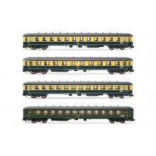 Arnold HN4315 N 4-tlg. Set Interzonenzug mit 4 m Reisezugwagen Epoche IV