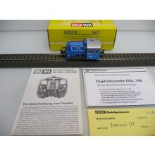 Brawa H0 0464 Köf II Quelle factory locomotive No. 1 blue - AC Digital for Märklin