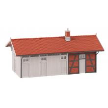 Faller H0 110145 Owen train station with 432 parts in 8 colors 308x140x142 mm