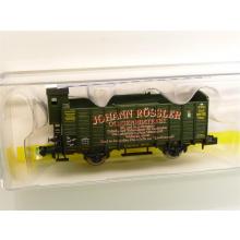 Minitrix 15343 N Viehtransportwagen VOmz mit 6 Kühen TRIX Club 2006