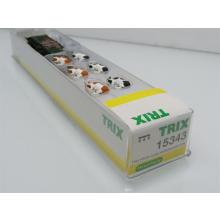 Minitrix 15343 N Viehtransportwagen VOmz mit 6 Kühen TRIX Club 2006