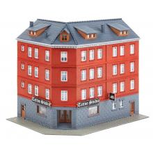 Faller 130138 H0 City corner house with tattoo studio 215 parts 210x155x185mm