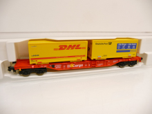 Fleischmann 86 8250K Spur N Containerwagen der DB Cargo DHL/POST Epoche V