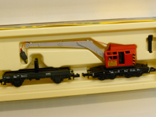 Minitrix 51 3590 00 / 13590 N Kranwagen Krupp Ardelt mit Schutzwagen