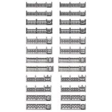 Faller 180417 H0 Eisenzäune-Set 1936 mm Ep. II