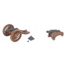 Faller 180336 H0 3 historical cannons 44 parts