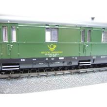 Märklin 43260 H0 Postwagen Post-b/21 der DBP Ep. IV grün