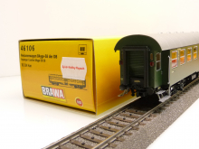 Brawa 46106 H0 Reisezugwagen B4yge-58 Umbauwagen grün der DB Ep.III