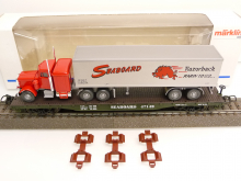 Märklin 4865 H0 US-Flachwagen 47149 beladen mit Truck 