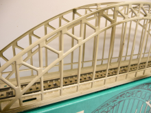 Märklin 7163 H0 Grosse Bogenbrücke Blech 60er Jahre 360mm  TOP in OVP