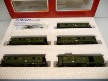 Roco 04062S H0 5-teiliges Set Donnerbüchsen der DRG Epoche II grün TOP in OVP