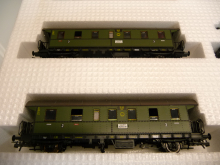 Roco 04062S H0 5-teiliges Set Donnerbüchsen der DRG Epoche II grün TOP in OVP