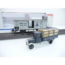Märklin 48096 H0 Museumswagen 1996 Papierfabrik Salach mit LKW