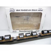 MD 402 Set 3-teilig Rungenwagen beladen mit 