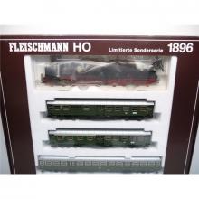 Fleischmann 1896 H0  50 Jahre DB - Eilzug  60er Jahre Dampflok BR 38 Sonderserie für Märklin 3L~