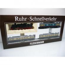 Fleischmann H0 1887 The Ruhr express train special series tank locomotive BR 78 4-part AC analogue