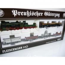 1891 Prussian freight train with a tender locomotive of the KPEV special series - Fleischmann H0