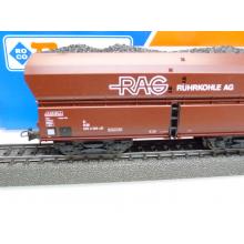 Roco 46244 H0 Selbstentladewagen RAG Ruhrkohle mit Ladegut Kohle DB Ep. IV  wie ladenneu !!