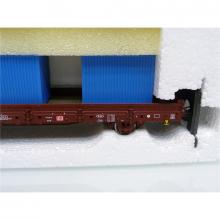 Roco 66611 H0 Niederbordwagen der DB AG 330 1 164-3 beladen mit 2 Containern