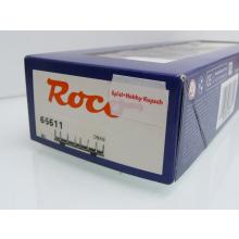 Roco 66611 H0 Niederbordwagen der DB AG 330 1 164-3 beladen mit 2 Containern