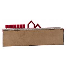 Faller 130889 H0 Baumarkt, Reliefmodell Systembau V 352 x 58 x 135 mm