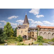 Faller 130825 H0 Pulverturm mit Wehrgang Ep. I 205 x 150 x 260 mm