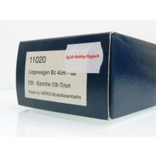 Heris 11020 H0 Liegewagen Bc4üm-62 der DB Epoche IIIb 22838 Essen grün