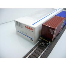 Märklin 4768 H0 Containertragwagen 2x20 ft Container TFG Ep. IV  wie ladenneu !!
