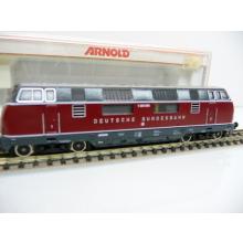 Arnold N diesel locomotive V 200 005 of the DB DEUTSCHE BUNDESBAHN old red in original packaging