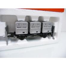 Roco 46524 H0 Behältertragwagen Von Haus zu Haus DB III Bts 50