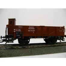 Märklin 4696 H0 Open freight car with brakemans cab of the DR Ep. II brown