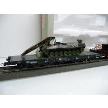 Roco 820 H0 heavy goods vehicle and tank express bridge Samms + 1 Kbs 442 + Panzer Biber