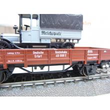 Märklin 84504 H0 Postmusemswagen 1993 Niederbordwagen mit LKW