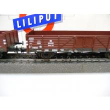 Liliput 216 03 H0 2-piece set of high side gondolas of the DB 805491+805909 Omn 32