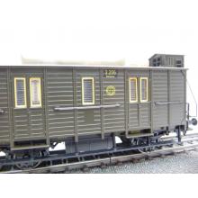 Märklin 4507 H0 Paketpostwagen m BrH der DRG 3 206 110mm grün  wie ladenneu !!