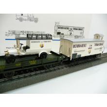 Märklin 48923 H0 3-teiliges Wagen-Set THOMASBRÄU der K.Bay.Sts.B. mit Transportwagen