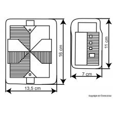Kibri 38192 H0 Werkswohnhaus in Bottrop mit Nebengebäude