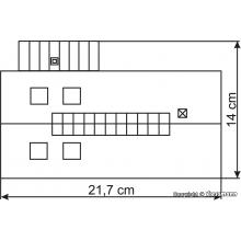 Kibri 39436 H0 Lokschuppen Eschbronn, einständig 20 x 12 x 10,5 cm
