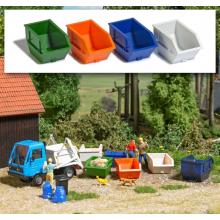 Busch 7753 H0 4 Absetzcontainer 2,5m³