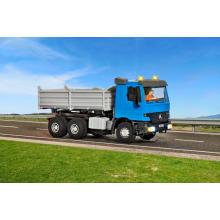 Viesmann 8000 H0 CarMotion basic starter set, MB ACTROS dump truck with rotating lights