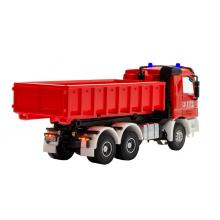 Viessmann 8050 H0 fire brigade MB ACTROS 3-axle with roll-off container and rotating lights