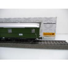 Dingler H0 Bahnpostwagen / Personenwagen der Deutschen Bundespost 5901 Post4e grün