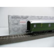 Dingler H0 Bahnpostwagen / Personenwagen der Deutschen Bundespost 5901 Post4e grün