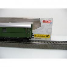 Piko 53302 H0 Postwagen Post4-p/21,6 der DBP Ep. III 5345 grün WIE NEU