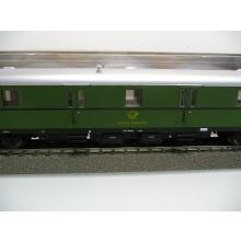 Piko 53302 H0 Postwagen Post4-p/21,6 der DBP Ep. III 5345 grün WIE NEU