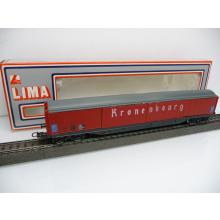 Lima 3202 H0 Schiebewandwagen der E.V.S. KRONENBOURG rot