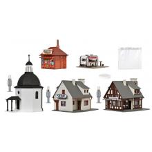 Vollmer 42413 H0 Winter Christmas village with LED lighting