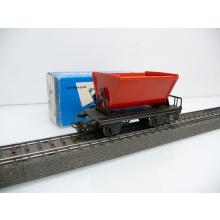 Märklin 4513 H0 tipper wagon / tipper truck black / red 2-axle in original packaging