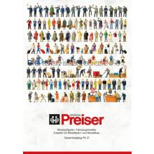 Preiser general catalog PK 27 - miniature figures, vehicles, accessories, model railways