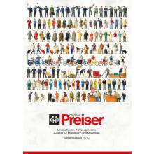 Preiser Gesamtkatalog PK 27 - Miniaturfiguren, Fahrzeuge, Zubehör, Modellbahn